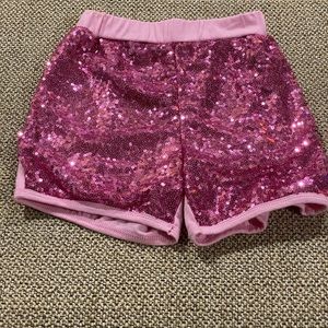 Pink Sparkle Shorts